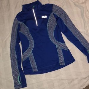 A blue fila sport jacket